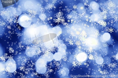 Image of Winter lights background