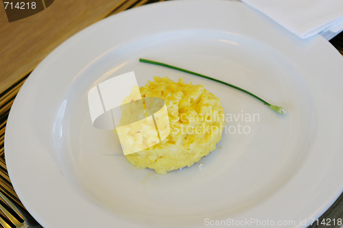 Image of Scrambled eggs.