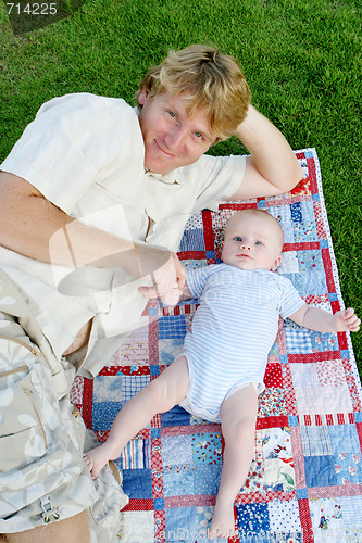 Image of Father and son.