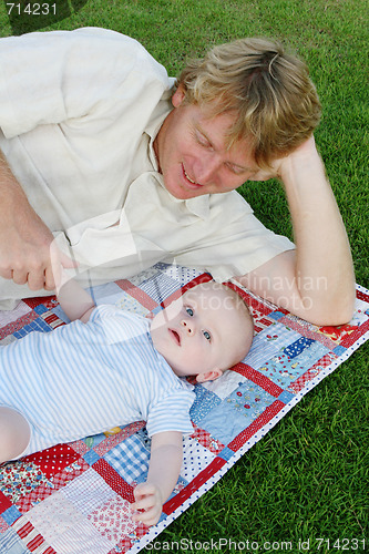 Image of Father and son.