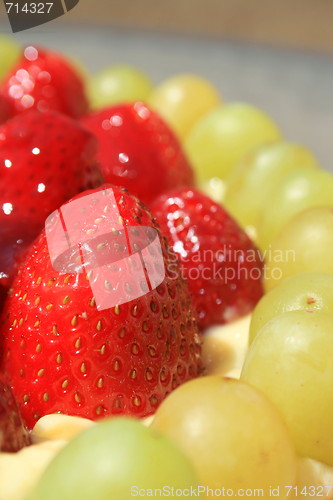 Image of Strawberries and Grapes