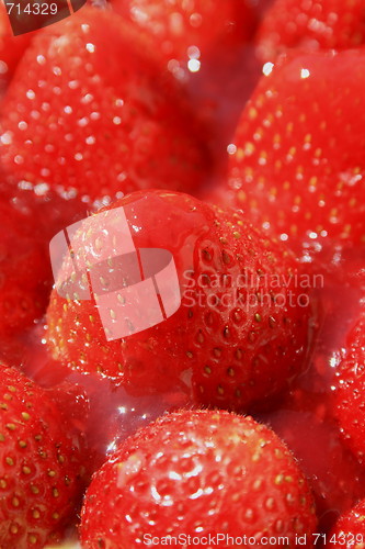 Image of Strawberries in Jelly