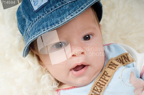 Image of Trendy newborn boy