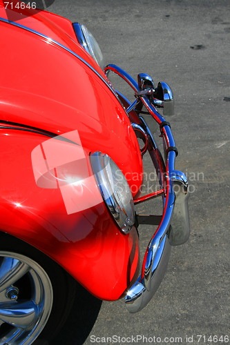 Image of Red Classic Car