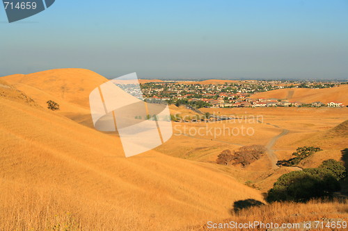 Image of Windy Road into a City