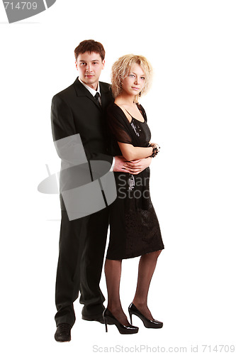 Image of Young couple posing