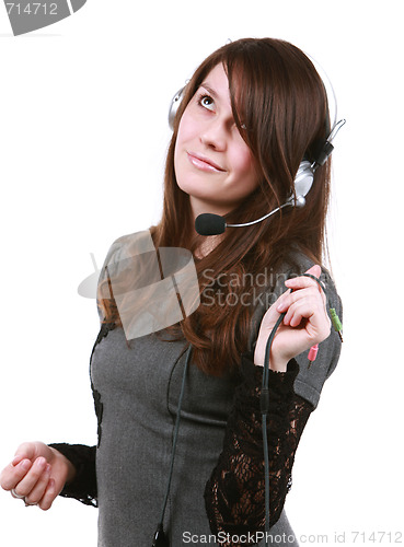 Image of Girl in headphone