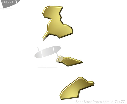 Image of Macao 3d Golden Map