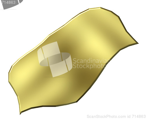Image of Monaco 3d Golden Map