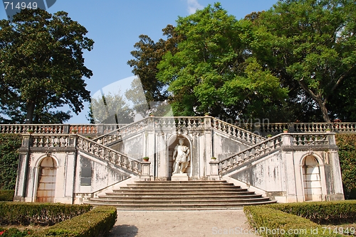 Image of Enchanted Ajuda garden in Lisbon, Portugal