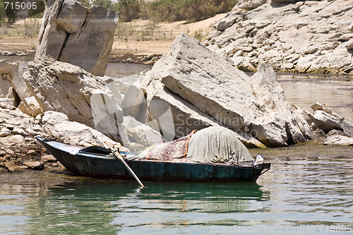 Image of Boat on Lake Nasser