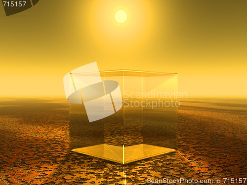 Image of glass cube