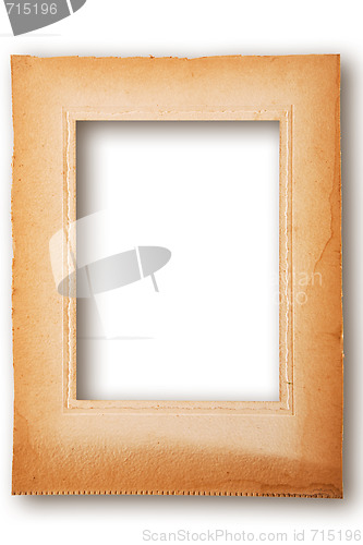 Image of Grunge Paper Frame Background