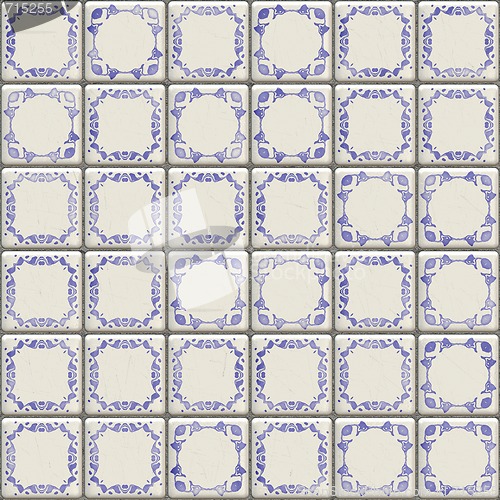 Image of delft tiles texture