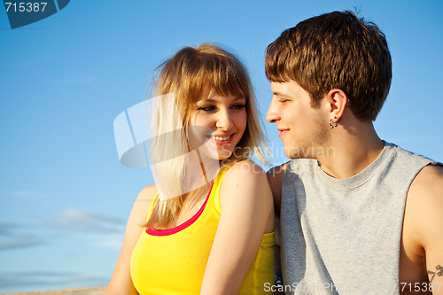 Image of Young couple in love