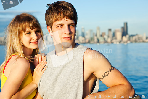 Image of Young couple in love