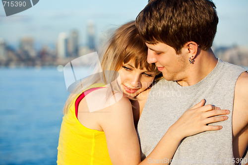 Image of Young couple in love