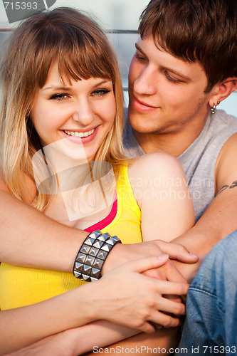 Image of Young couple in love