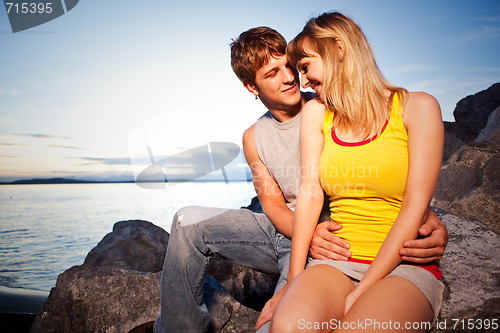 Image of Young couple in love