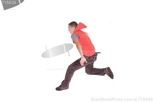 Image of Man isolated on white