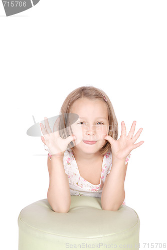 Image of Happy little girl 