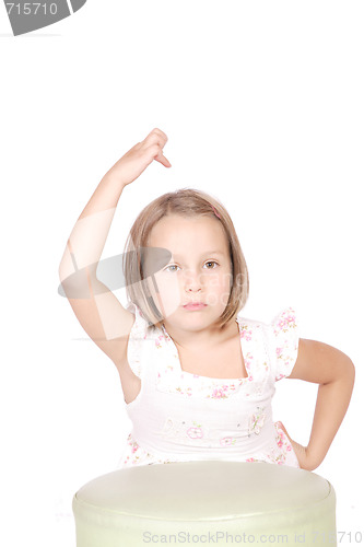 Image of Happy little girl 