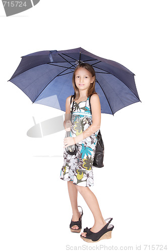 Image of Pretty little girl standing 