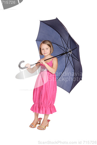 Image of Pretty little girl standing 