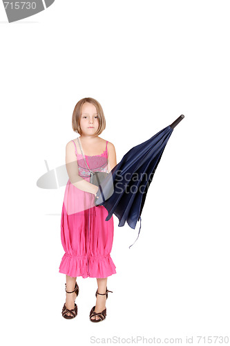 Image of Pretty little girl standing 