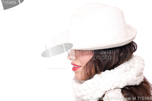 Image of  Closeup of young beautiful girl