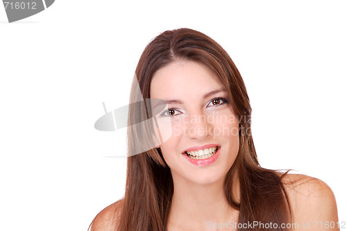 Image of Beautiful Smiling Woman