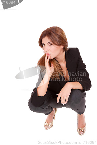 Image of young attractive business woman