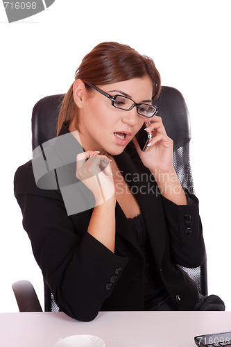 Image of young attractive business woman
