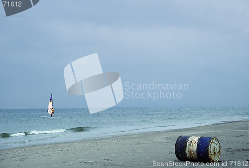 Image of Windsurfer at the coast of Skagen