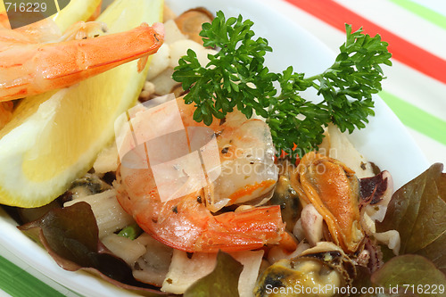 Image of Seafood dinner