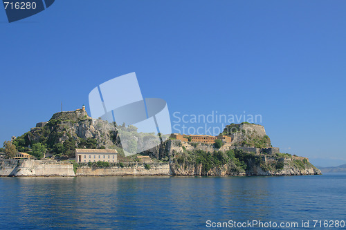 Image of Old fortress in Corfu, Greece