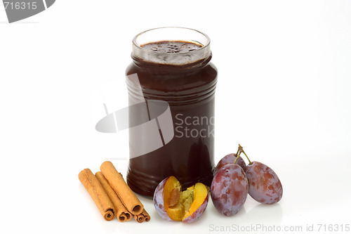 Image of Plums and jam