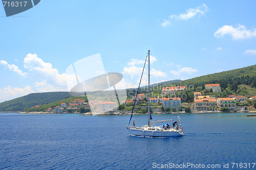 Image of Greek sea shore village