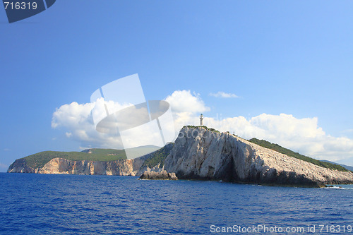 Image of Lighthouse on the Ionian island of Lefkas