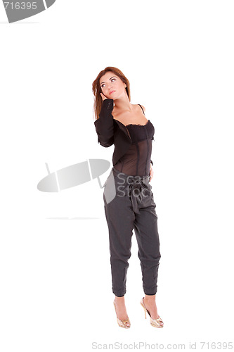 Image of young attractive business woman