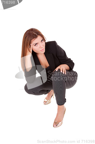 Image of young attractive business woman