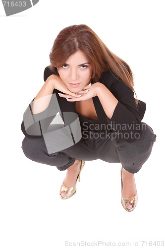 Image of young attractive business woman
