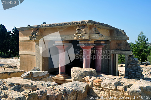 Image of Archaeological site of Knossos. Minoan Palace. Crete.