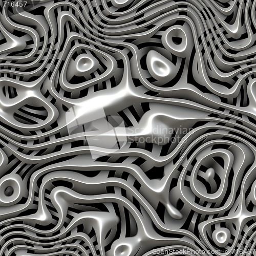 Image of metal weave texture