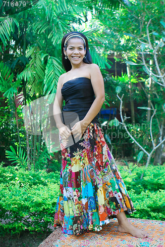 Image of Happy Asian woman.