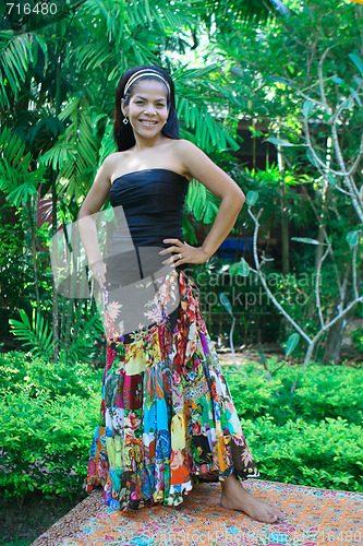 Image of Happy Asian woman.