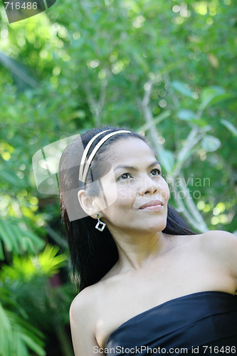 Image of Happy Asian woman.