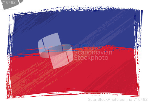 Image of Grunge Haiti flag