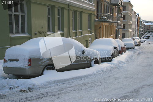 Image of Cars under Snow