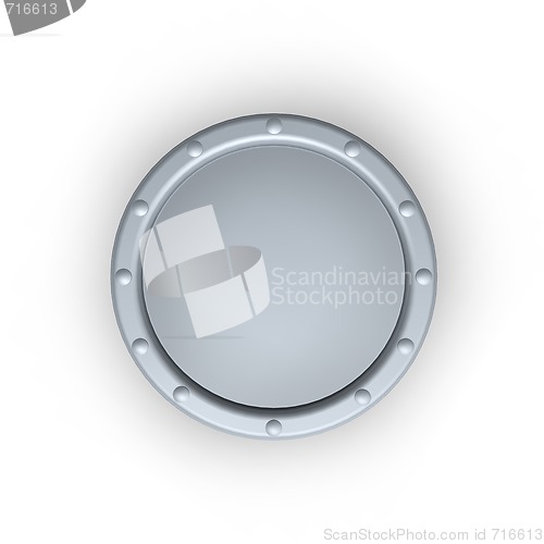 Image of round metal shield